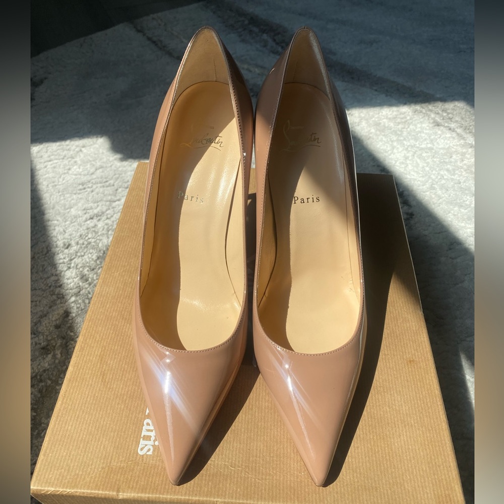 Christian Louboutin Décolleté 85 patent leather excellent condition